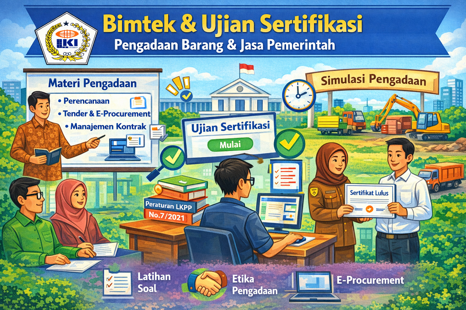 Bimtek dan Ujian Sertifikasi PBJP