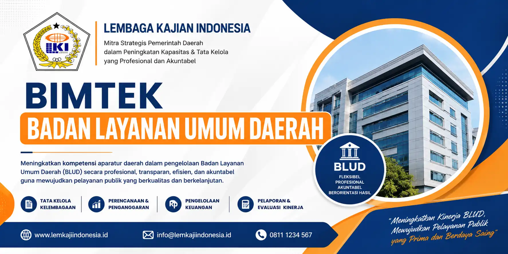 Bimtek Badan Layanan Umum Daerah (BLUD)